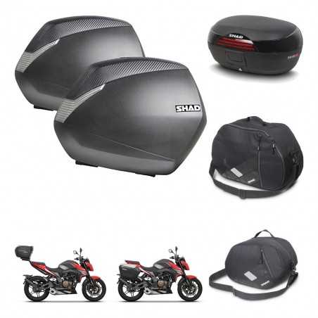 SHAD Baul trasero + maletas laterales accesorios herraje 3p montaje SH36 SH 36 SH46 46 NEW MODEL KIT-268047
