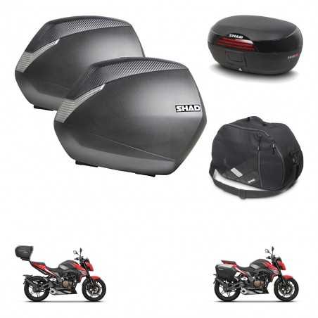 SHAD Rear trunk + side cases + internal bag + 3p hardware + mounting hardware SH36 SH 36 SH46 SH 46 NEW MODEL KIT-268048