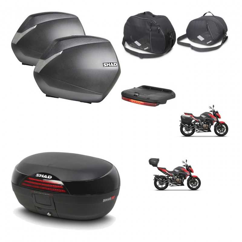 SHAD Baul trasero + maletas laterales accesorios herraje 3p montaje SH36 SH 36 SH46 46 NEW MODEL KIT-268056