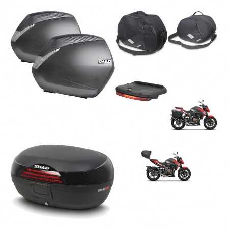 SHAD Baul trasero + maletas laterales accesorios herraje 3p montaje SH36 SH 36 SH46 46 NEW MODEL KIT-268056