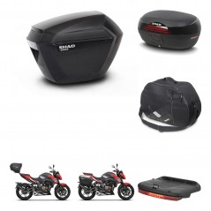 SHAD Rear trunk + side cases + accessories + 3p hardware + mounting hardware SH23 SH46 SH 46 NEW MODEL KIT-268058