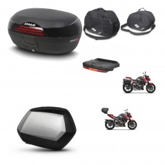 SHAD Side cases + rear trunk + accessories + 3p hardware + mounting hardware SH46 SH 46 NEW MODEL SC SH35 PREMIUM KIT-268062