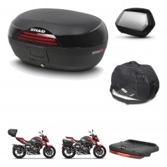 SHAD Maletas laterales + baul trasero accesorios herraje 3p montaje SH46 SH 46 NEW MODEL SC SH35 PREMIUM KIT-268063
