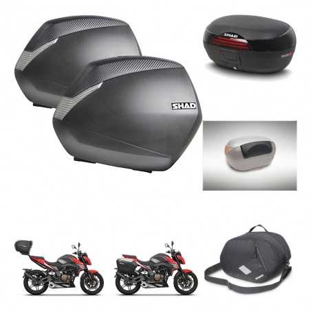 SHAD Baul trasero + maletas laterales accesorios herraje 3p montaje SH36 SH 36 SH46 46 NEW MODEL KIT-268065