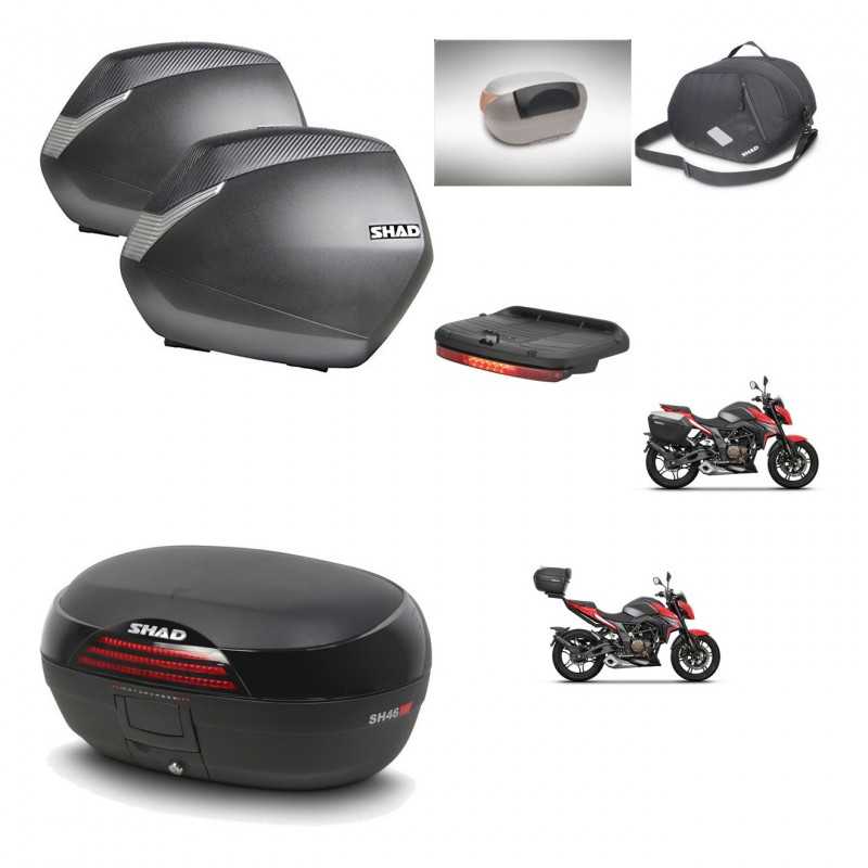 SHAD Baul trasero + maletas laterales accesorios herraje 3p montaje SH36 SH 36 SH46 46 NEW MODEL KIT-268074
