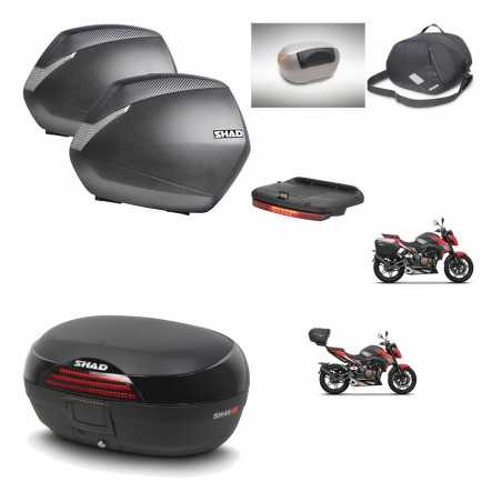 SHAD Baul trasero + maletas laterales accesorios herraje 3p montaje SH36 SH 36 SH46 46 NEW MODEL KIT-268074