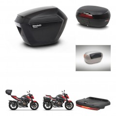 SHAD Rear trunk + side cases + accessories + 3p hardware + mounting hardware SH23 SH46 SH 46 NEW MODEL KIT-268076