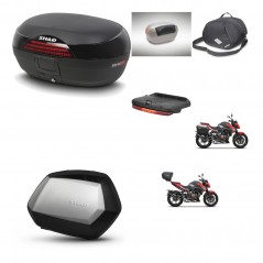 SHAD Side cases + rear trunk + accessories + 3p hardware + mounting hardware SH46 SH 46 NEW MODEL SC SH35 PREMIUM KIT-268080