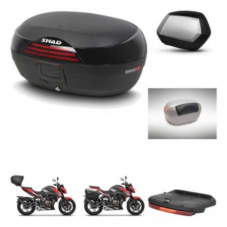 SHAD Side cases + rear trunk + accessories + 3p hardware + mounting hardware SH46 SH 46 NEW MODEL SC SH35 PREMIUM KIT-268081