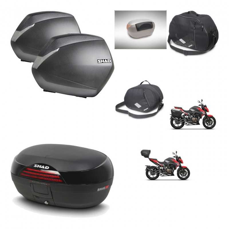 SHAD Rear trunk + side cases + accessories + 3p hardware + mounting hardware SH36 SH 36 SH46 SH 46 NEW MODEL KIT-268083