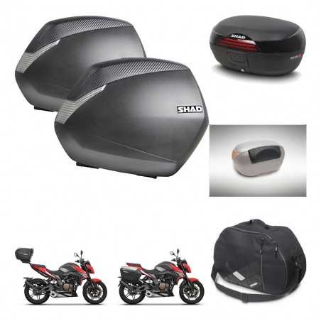 SHAD Baul trasero + maletas laterales accesorios herraje 3p montaje SH36 SH 36 SH46 46 NEW MODEL KIT-268084