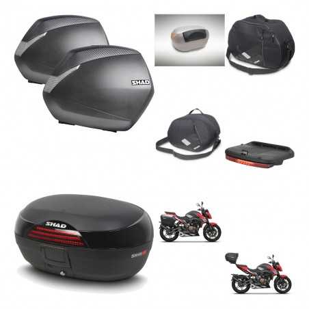 SHAD Baul trasero + maletas laterales accesorios herraje 3p montaje SH36 SH 36 SH46 46 NEW MODEL KIT-268092
