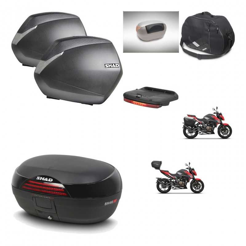 SHAD Baul trasero + maletas laterales accesorios herraje 3p montaje SH36 SH 36 SH46 46 NEW MODEL KIT-268093