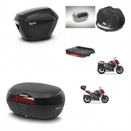 SHAD Baul trasero + maletas laterales accesorios herraje 3p montaje SH23 SH46 SH 46 NEW MODEL KIT-268094