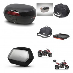 SHAD Maletas laterales + baul trasero accesorios herraje 3p montaje SH46 SH 46 NEW MODEL SC SH35 PREMIUM KIT-268098