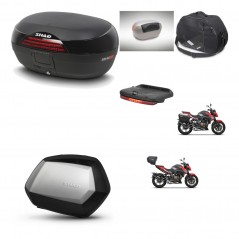 SHAD Side cases + rear trunk + accessories + 3p hardware + mounting hardware SH46 SH 46 NEW MODEL SC SH35 PREMIUM KIT-268099