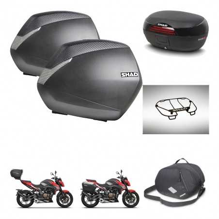 SHAD Baul trasero + maletas laterales accesorios herraje 3p montaje SH36 SH 36 SH46 46 NEW MODEL KIT-268101