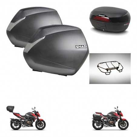 SHAD Baul trasero + maletas laterales parrilla portabultos superior herraje 3p montaje SH36 SH 36 SH46 46 NEW MODEL KIT-268102