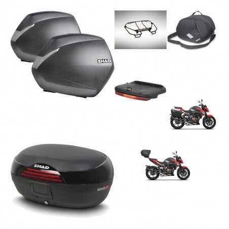 SHAD Baul trasero + maletas laterales accesorios herraje 3p montaje SH36 SH 36 SH46 46 NEW MODEL KIT-268110