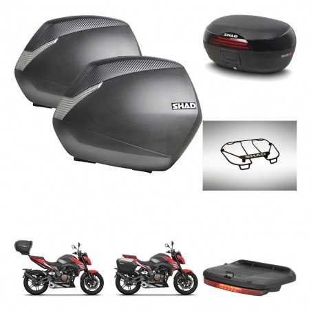 SHAD Baul trasero + maletas laterales accesorios herraje 3p montaje SH36 SH 36 SH46 46 NEW MODEL KIT-268111