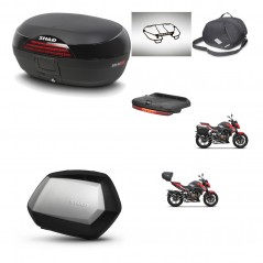 SHAD Maletas laterales + baul trasero accesorios herraje 3p montaje SH46 SH 46 NEW MODEL SC SH35 PREMIUM KIT-268116