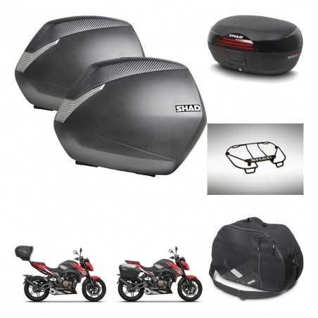 SHAD Baul trasero + maletas laterales accesorios herraje 3p montaje SH36 SH 36 SH46 46 NEW MODEL KIT-268120