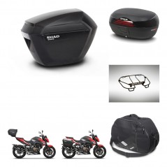 SHAD Baul trasero + maletas laterales accesorios herraje 3p montaje SH23 SH46 SH 46 NEW MODEL KIT-268121