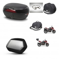 SHAD Maletas laterales + baul trasero accesorios herraje 3p montaje SH46 SH 46 NEW MODEL SC SH35 PREMIUM KIT-268125