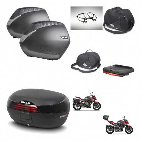 SHAD Baul trasero + maletas laterales accesorios herraje 3p montaje SH36 SH 36 SH46 46 NEW MODEL KIT-268128