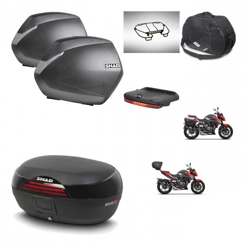 SHAD Baul trasero + maletas laterales accesorios herraje 3p montaje SH36 SH 36 SH46 46 NEW MODEL KIT-268129