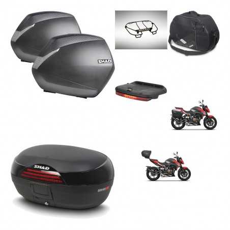 SHAD Baul trasero + maletas laterales accesorios herraje 3p montaje SH36 SH 36 SH46 46 NEW MODEL KIT-268129