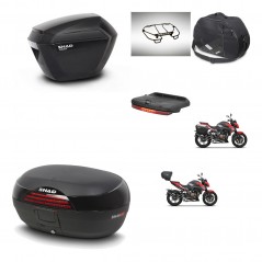 SHAD Rear trunk + side cases + accessories + 3p hardware + mounting hardware SH23 SH46 SH 46 NEW MODEL KIT-268130