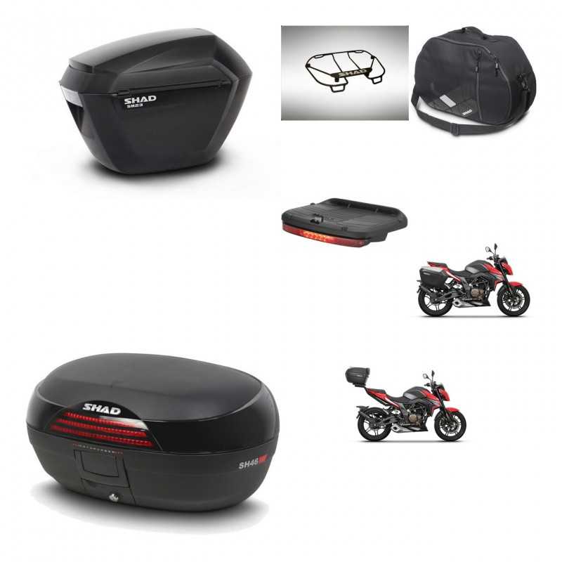 SHAD Baul trasero + maletas laterales accesorios herraje 3p montaje SH23 SH46 SH 46 NEW MODEL KIT-268130