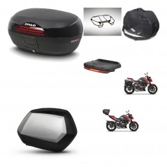 SHAD Side cases + rear trunk + accessories + 3p hardware + mounting hardware SH46 SH 46 NEW MODEL SC SH35 PREMIUM KIT-268135