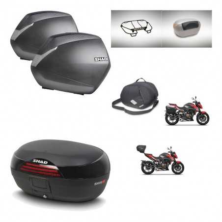 SHAD Baul trasero + maletas laterales accesorios herraje 3p montaje SH36 SH 36 SH46 46 NEW MODEL KIT-268137