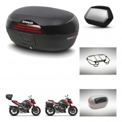 SHAD Side cases + rear trunk + accessories + 3p hardware + mounting hardware SH46 SH 46 NEW MODEL SC SH35 PREMIUM KIT-268144