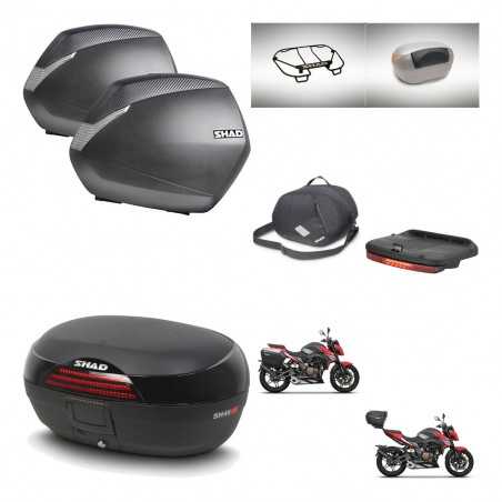 SHAD Baul trasero + maletas laterales accesorios herraje 3p montaje SH36 SH 36 SH46 46 NEW MODEL KIT-268146