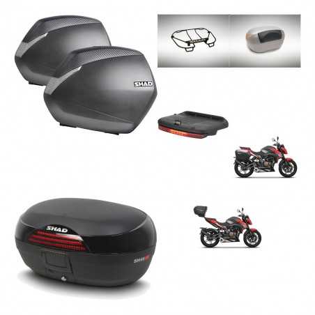 SHAD Rear trunk + side cases + accessories + 3p hardware + mounting hardware SH36 SH 36 SH46 SH 46 NEW MODEL KIT-268147