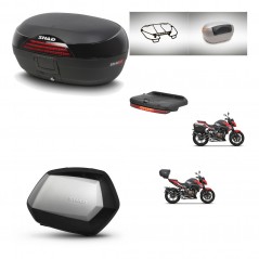 SHAD Maletas laterales + baul trasero accesorios herraje 3p montaje SH46 SH 46 NEW MODEL SC SH35 PREMIUM KIT-268153