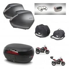 SHAD Rear trunk + side cases + accessories + 3p hardware + mounting hardware SH36 SH 36 SH46 SH 46 NEW MODEL KIT-268155