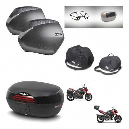 SHAD Baul trasero + maletas laterales accesorios herraje 3p montaje SH36 SH 36 SH46 46 NEW MODEL KIT-268155
