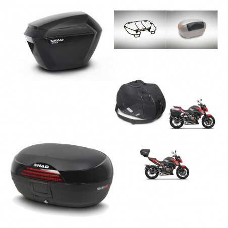 SHAD Baul trasero + maletas laterales accesorios herraje 3p montaje SH23 SH46 SH 46 NEW MODEL KIT-268157