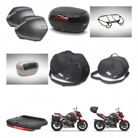 SHAD Baul trasero + maletas laterales accesorios herraje 3p montaje SH36 SH 36 SH46 46 NEW MODEL KIT-268164