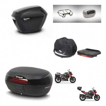 SHAD Baul trasero + maletas laterales accesorios herraje 3p montaje SH23 SH46 SH 46 NEW MODEL KIT-268166