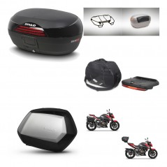 SHAD Side cases + rear trunk + accessories + 3p hardware + mounting hardware SH46 SH 46 NEW MODEL SC SH35 PREMIUM KIT-268171
