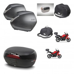 SHAD Rear trunk + side cases + accessories + 3p hardware + mounting hardware SH36 SH 36 SH46 SH 46 NEW MODEL KIT-268371