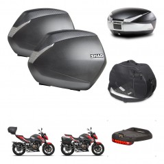 SHAD Baul trasero + maletas laterales accesorios herraje 3p montaje SH36 SH 36 SH48 TITANIUM PREMIUM KIT-270793