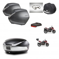 SHAD Baul trasero + maletas laterales accesorios herraje 3p montaje SH36 SH 36 SH48 TITANIUM PREMIUM KIT-270829