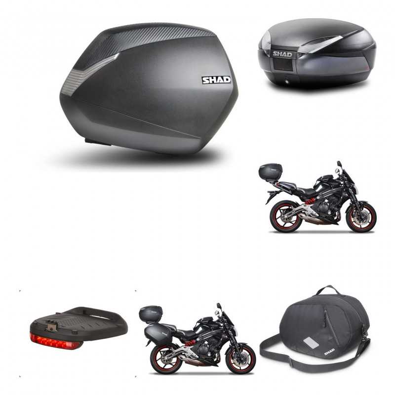 SHAD Rear trunk + side cases + mounting hardware + accessories + 3p hardware SH36 SH 36 SH48 DARK GREY PREMIUM KIT-271512