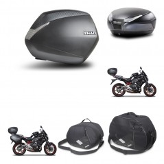 SHAD Rear trunk + side cases + mounting hardware + accessories + 3p hardware SH36 SH 36 SH48 DARK GREY PREMIUM KIT-271521